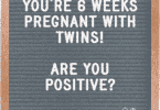 6 weeks pregnant with twins