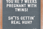 7 weeks pregnant with twins