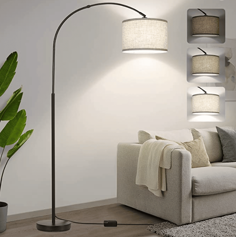 arc lamp with a dimmer switch