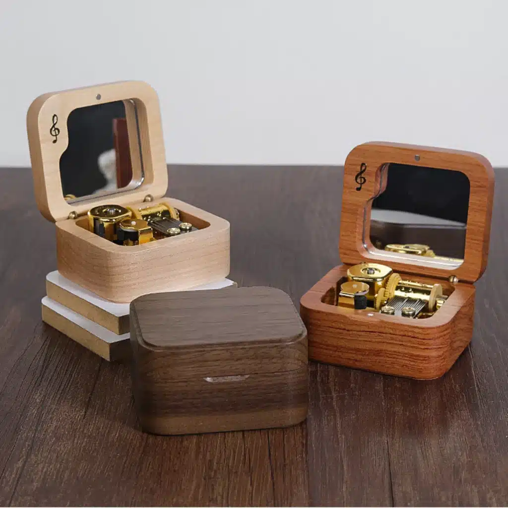 Keepsake music boxes make great gifts for siblings of babies