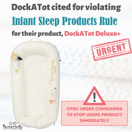 DockaTot cited for violating Infant Sleep Products Rule