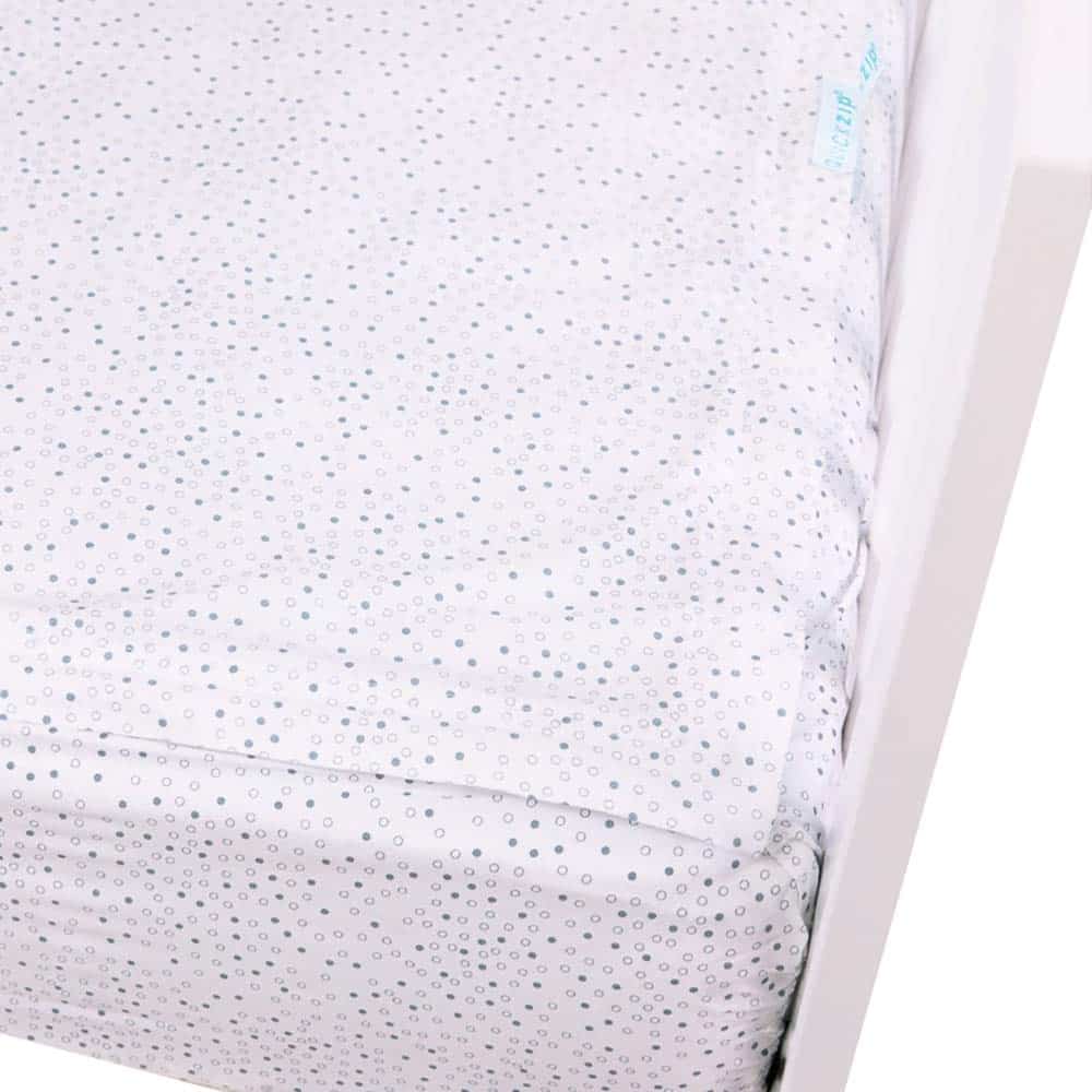 adorable polka dot sheets that zip on and off, easily making them a top baby product of 2023