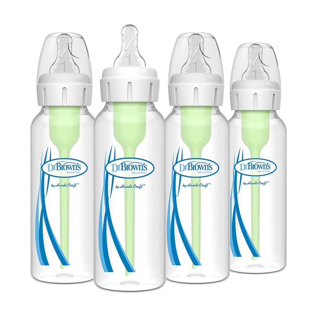 Dr Brown's 8oz anti-colic bottles are a top baby product 