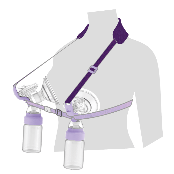 Rumble Tuff hands-free device exclusively made for use with Rumble Tuff Breast Pumps