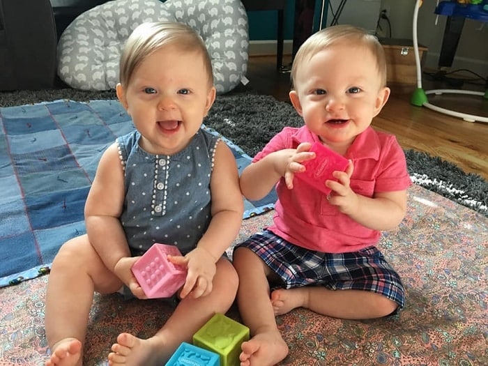 The First Year with Twins Week 50