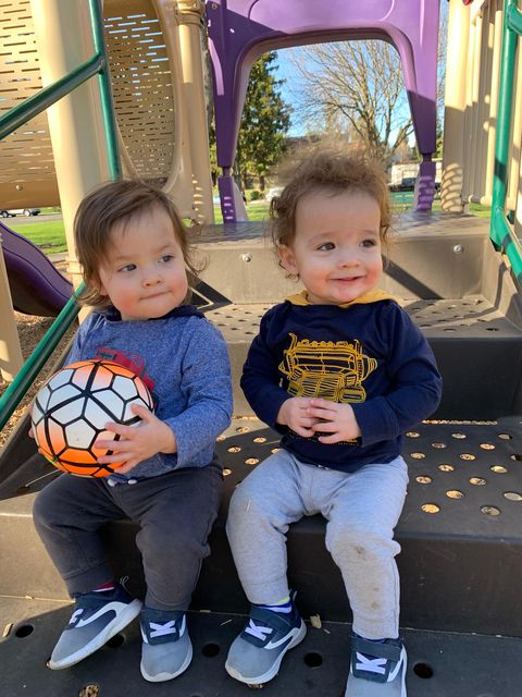 The Second Year with Twins 17 Months Old