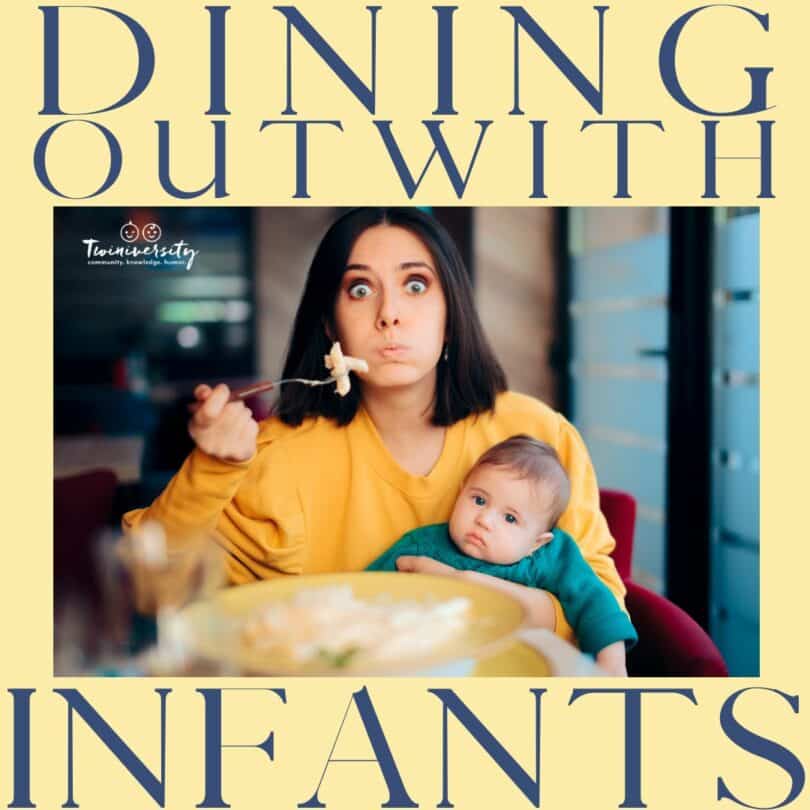 Dining Out with Infant Twins