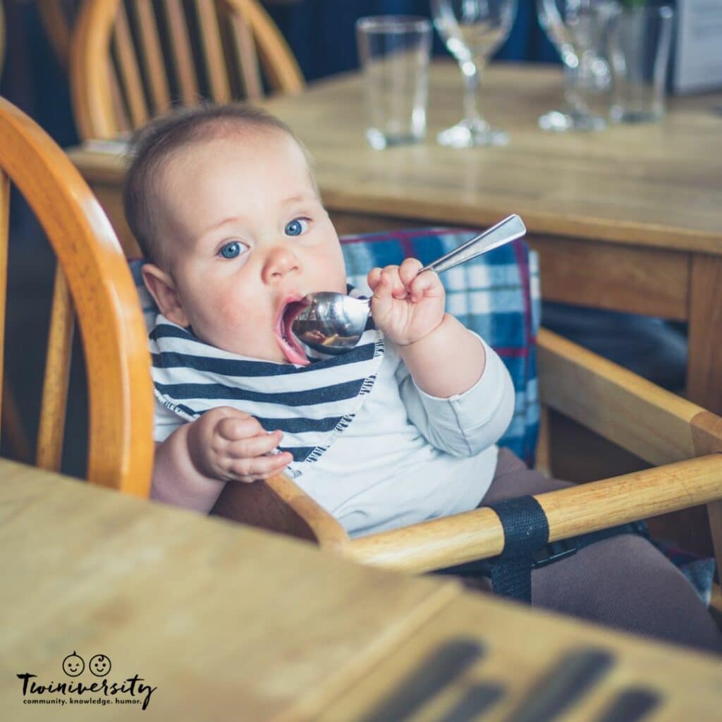 Dining Out with Infant Twins