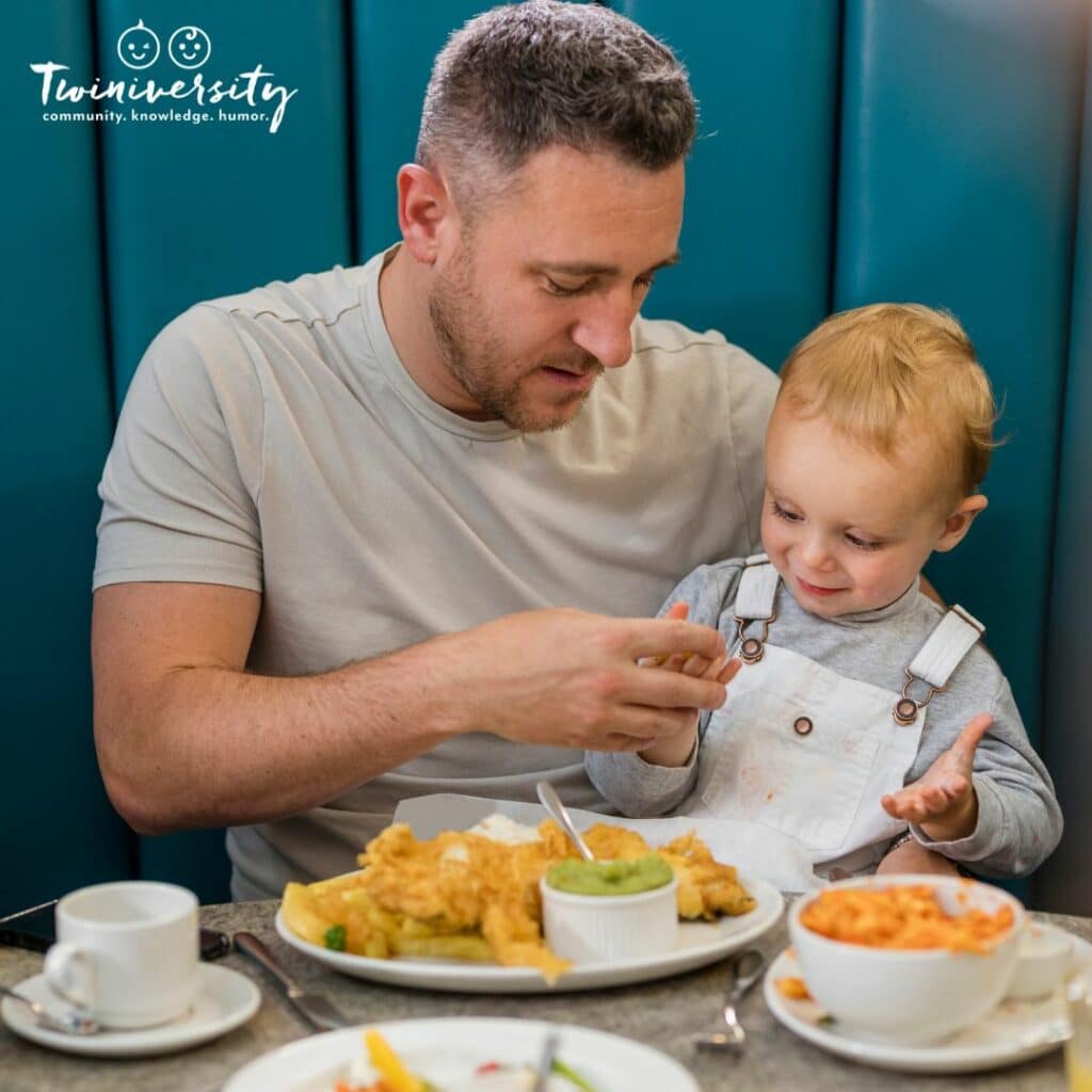 Dining Out with Infant Twins