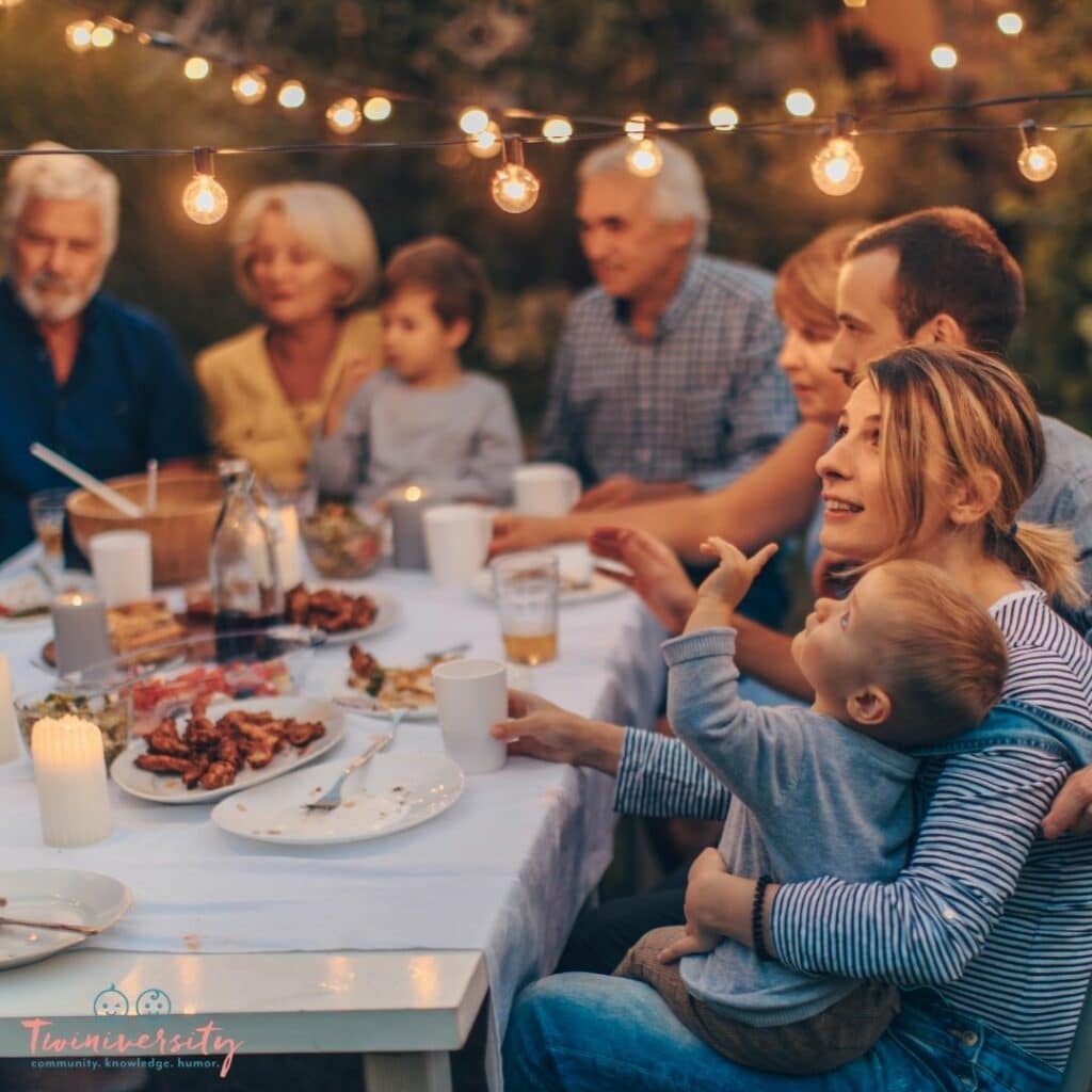 Staying with family while on vacation