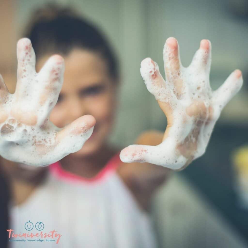 Another way to ensure your children stay healthy is by teaching them good hand-washing habits