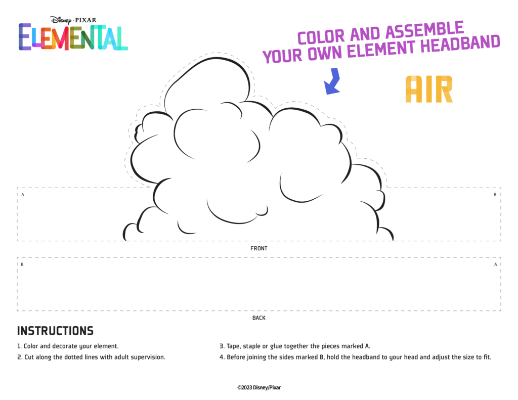 Elemental air headband
Disney Coloring Pages