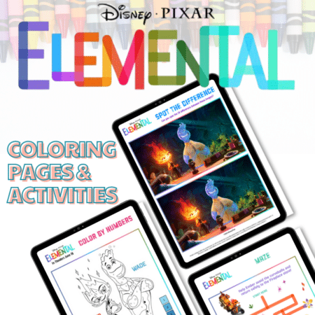 ELEMENTAL Disney Coloring Pages & Printables