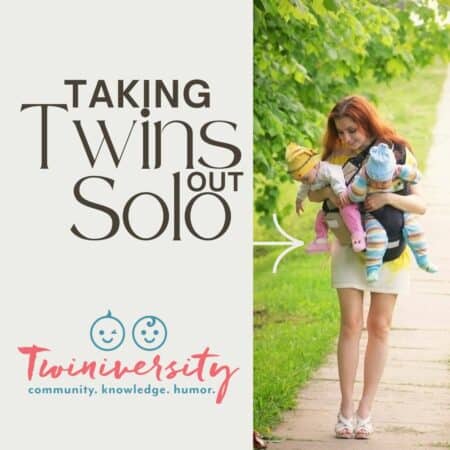 Taking twins out solo