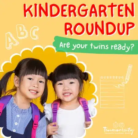 Kindergarten Roundup With Twins