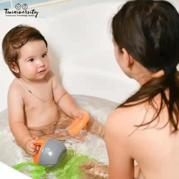 What to Do When One Twin Fears Bathtime