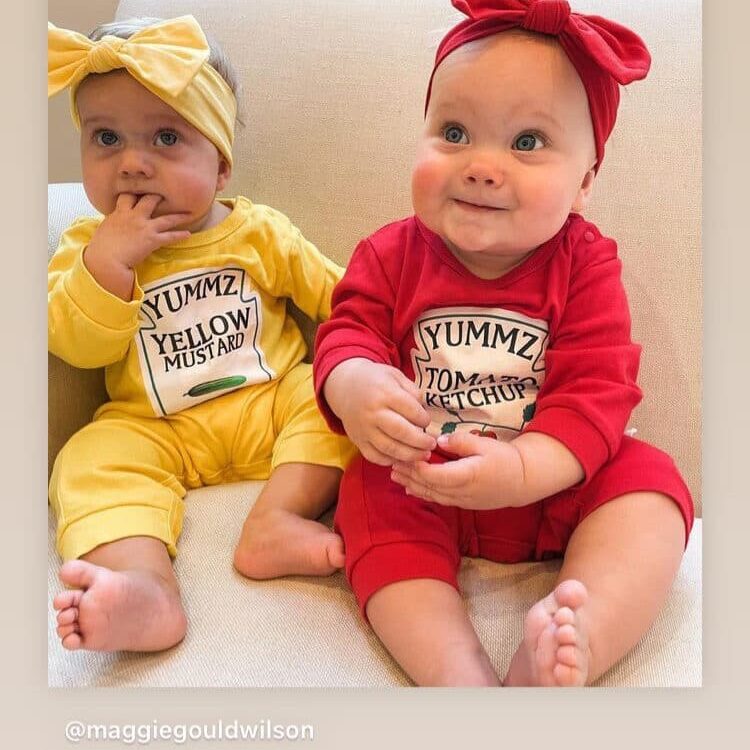 Twin Costume Ideas for Halloween: Mustard and Ketchup