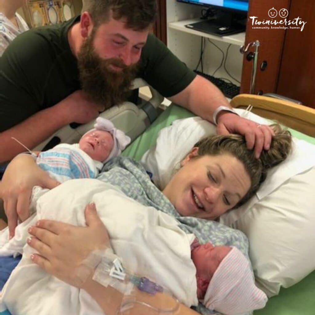 Happy twin Pregnancy stories