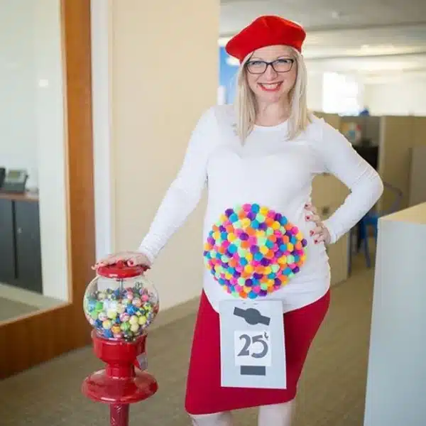 Pregnant Gumball Machine is a Halloween Costumes for Your Twin Pregnancy 
