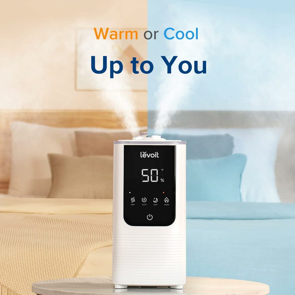Levoit warm and cool mist humidifier