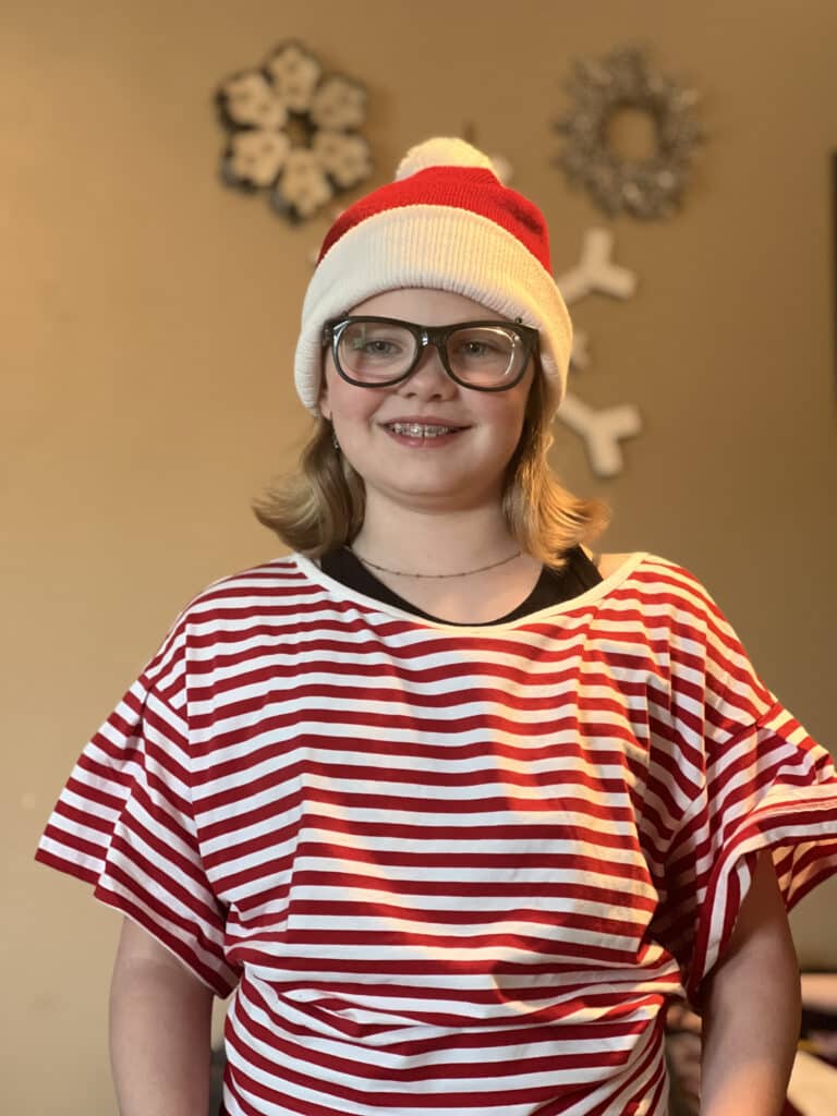 Where's Waldo is a great last minute Halloween costume