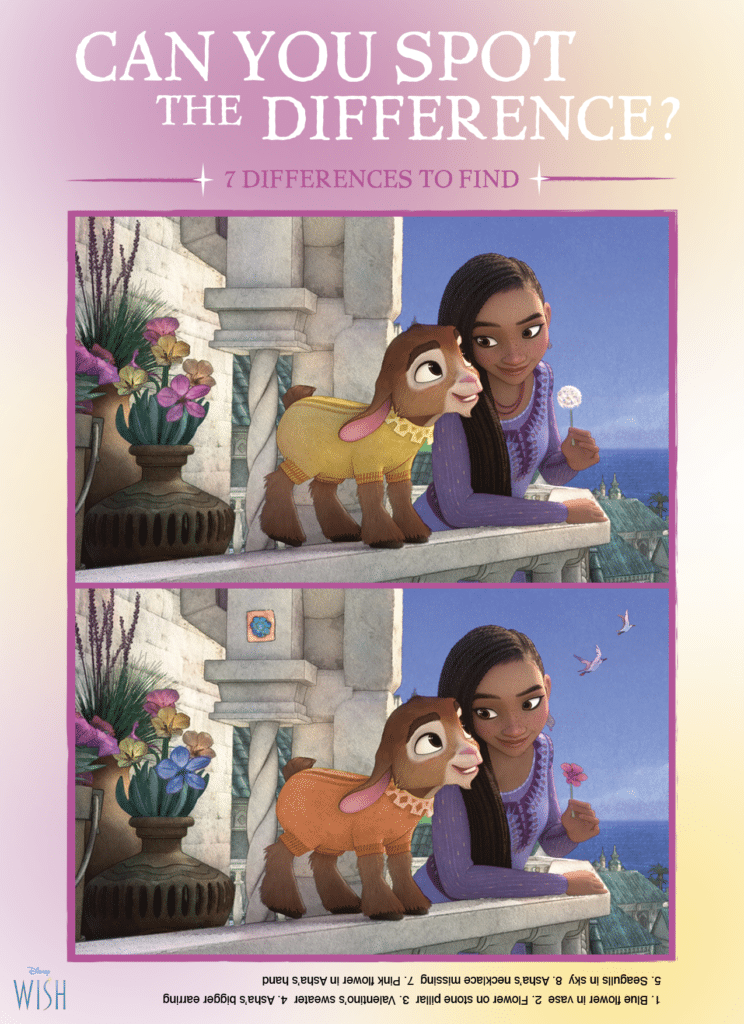 wish image differences activity