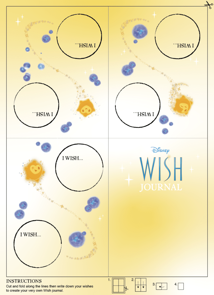 WISH Printable Disney Coloring Pages