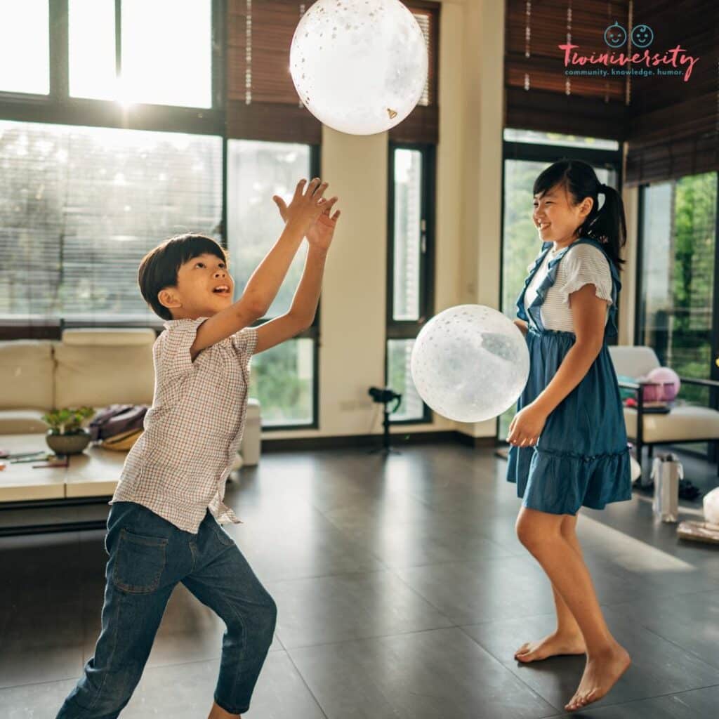 Keepy Uppy is a game for all ages and easily played indoors. 