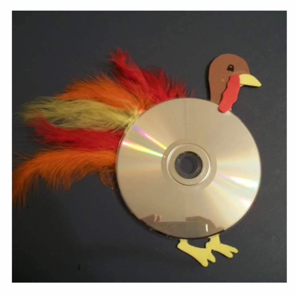 A fun activitie on Thanksgiving day is craft making from random items.