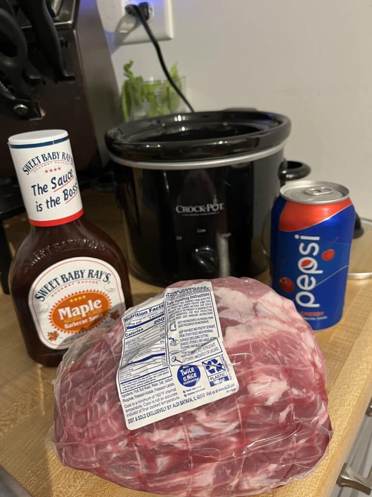 Pulled Pork slow cooker dump and go meal