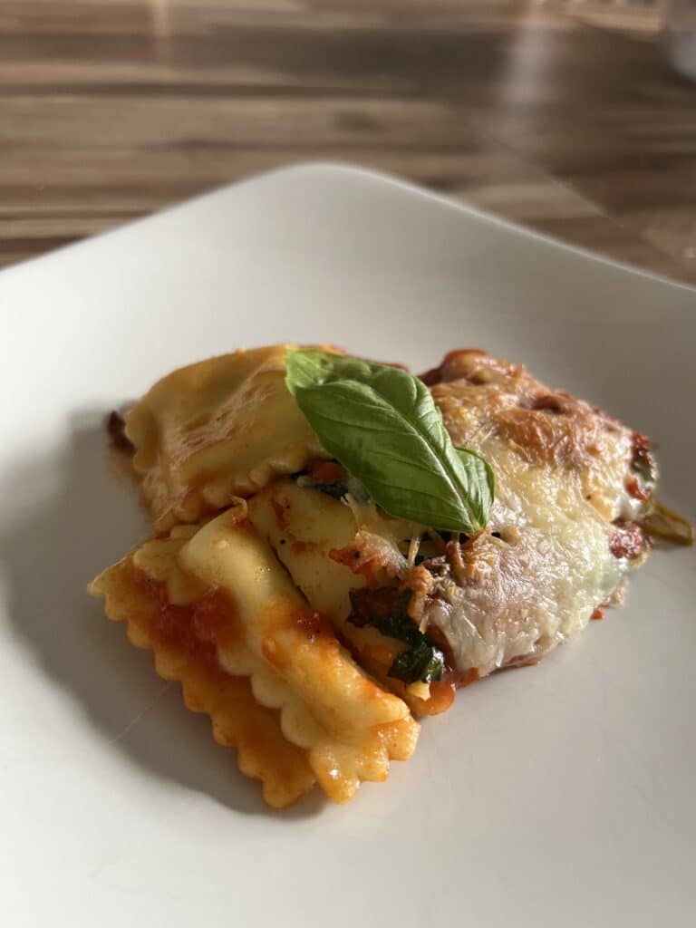 Ravioli dump and go meal