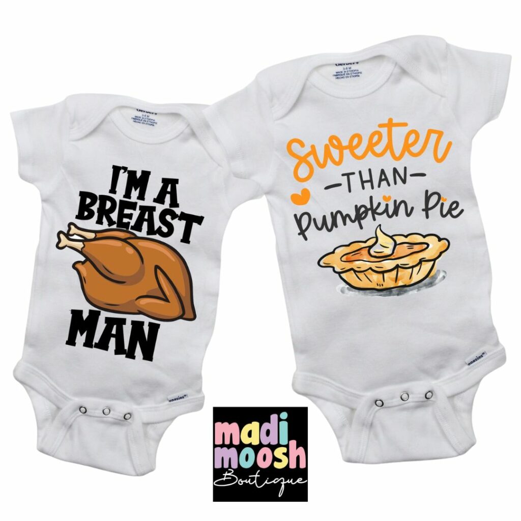 Sily Thanksgiving outfits ideas for twins