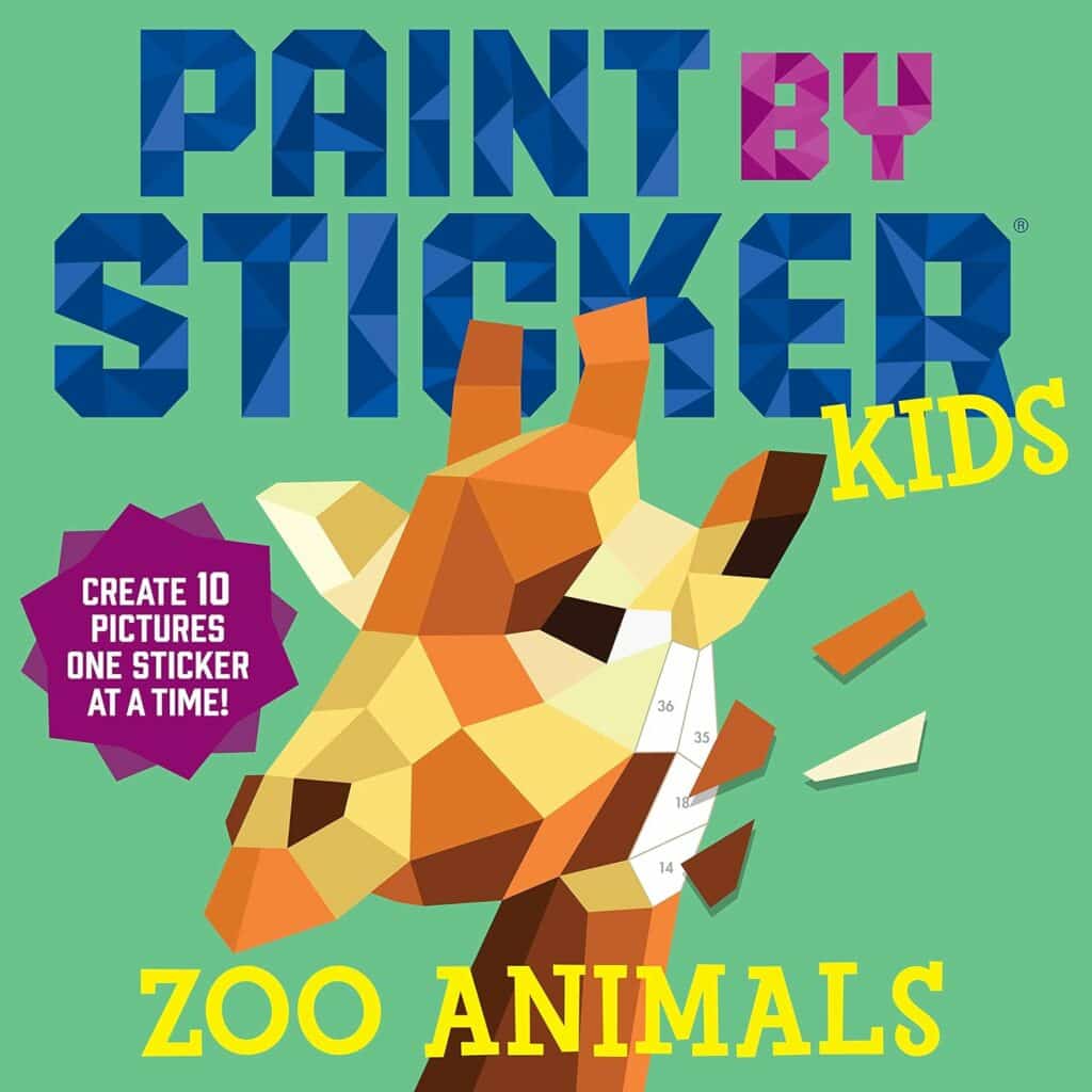 Paint by Sticker books are great stocking stuffers for kids