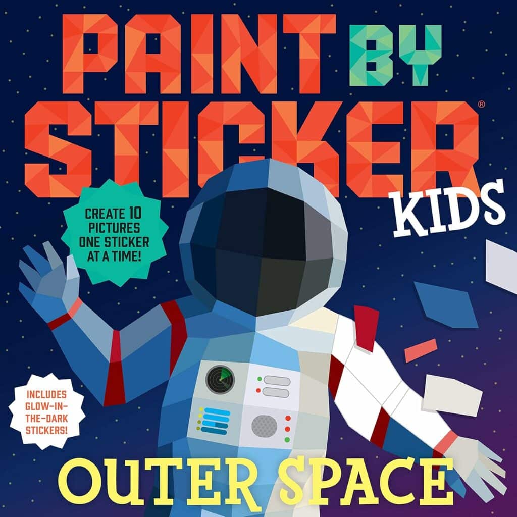 Paint by sticker books for stocking stuffers