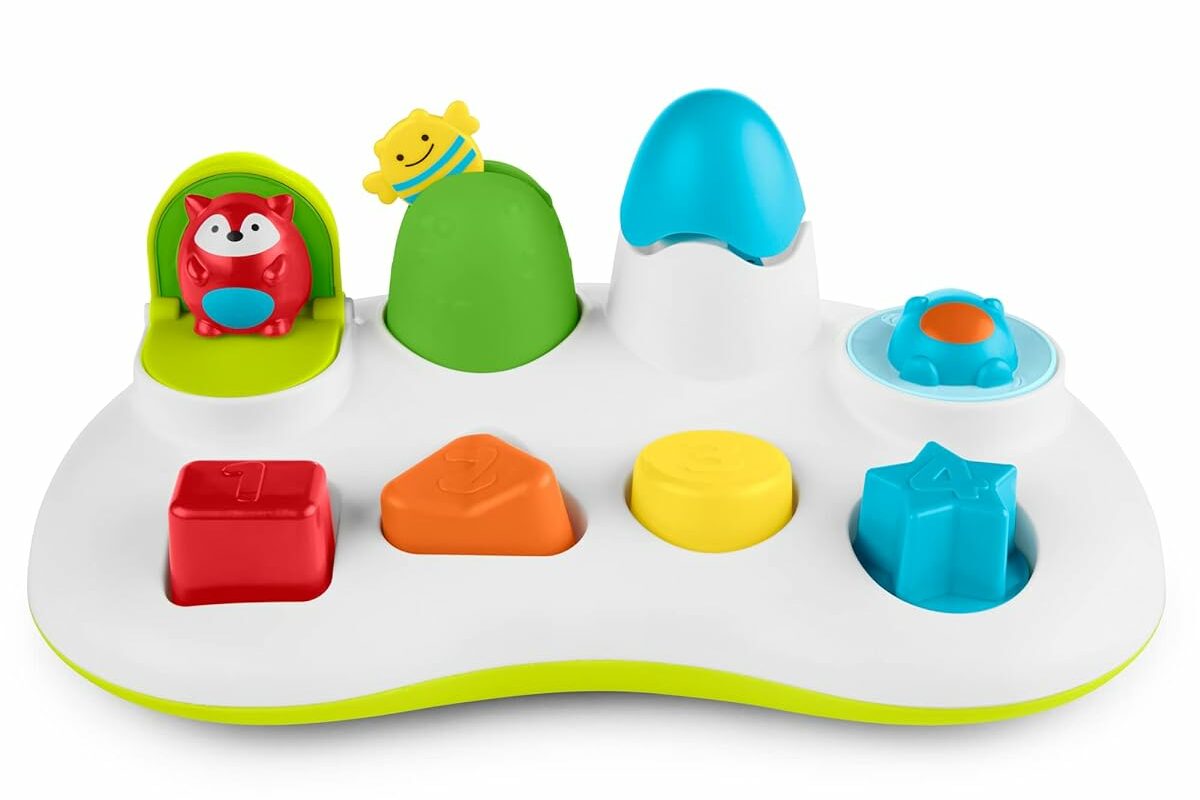 Skip Hop pop up toy is great for 1 year olds