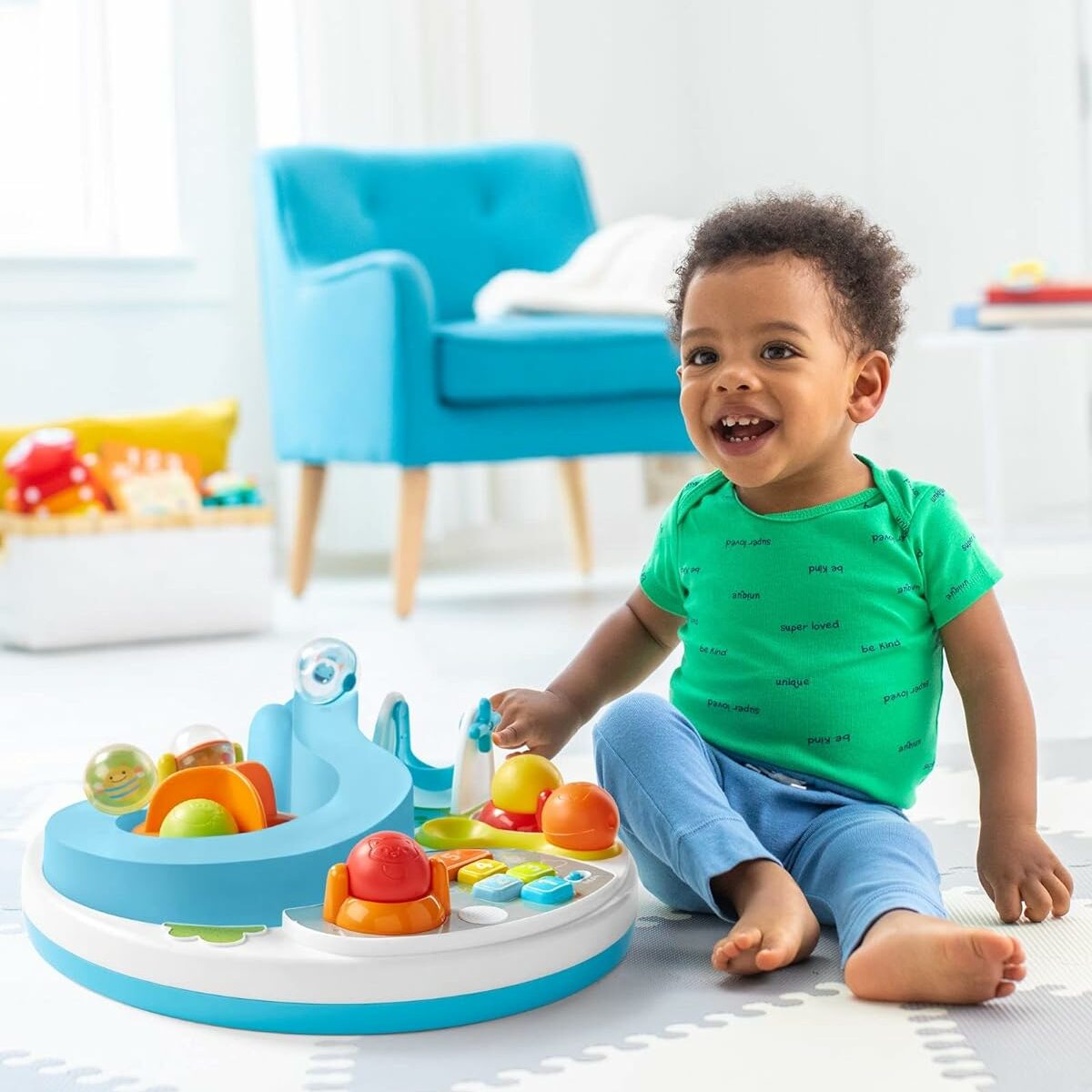 Skip Hop activity table is a favorite toy for 1-year-olds