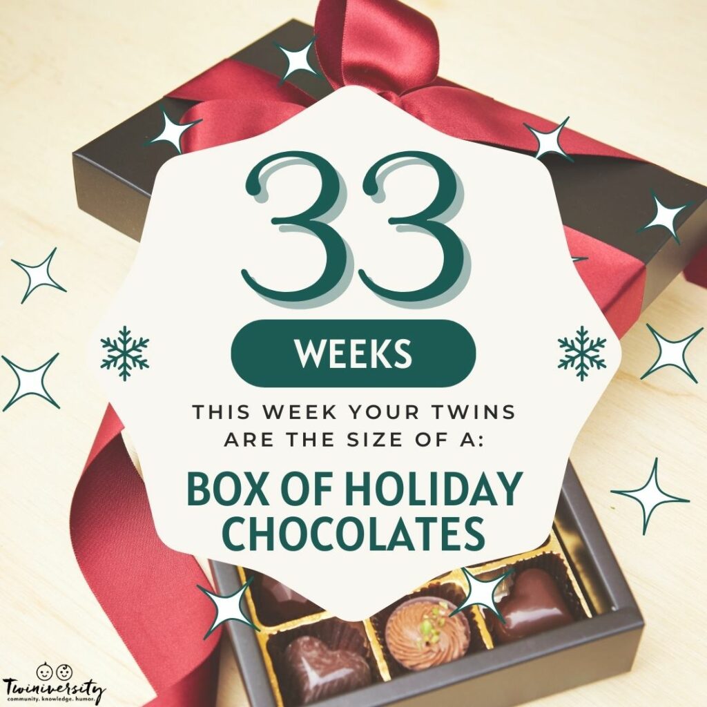 box of chocolates at week 33