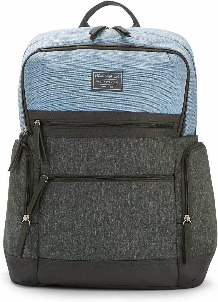 Eddie Bauer Diaper backpack is one of the the best diaper bags for twins.