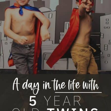 A Day in Life with 5 Year Old Twins