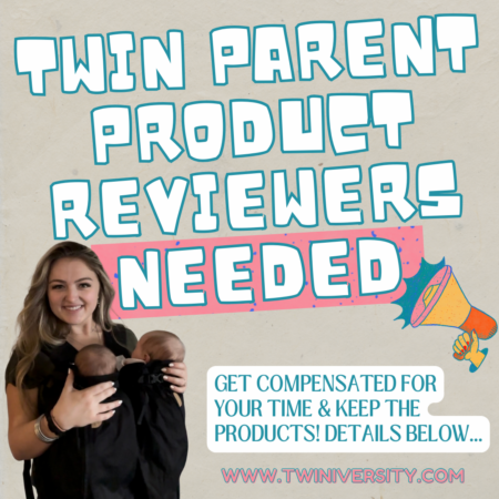 Twin Parent Reviewers Needed