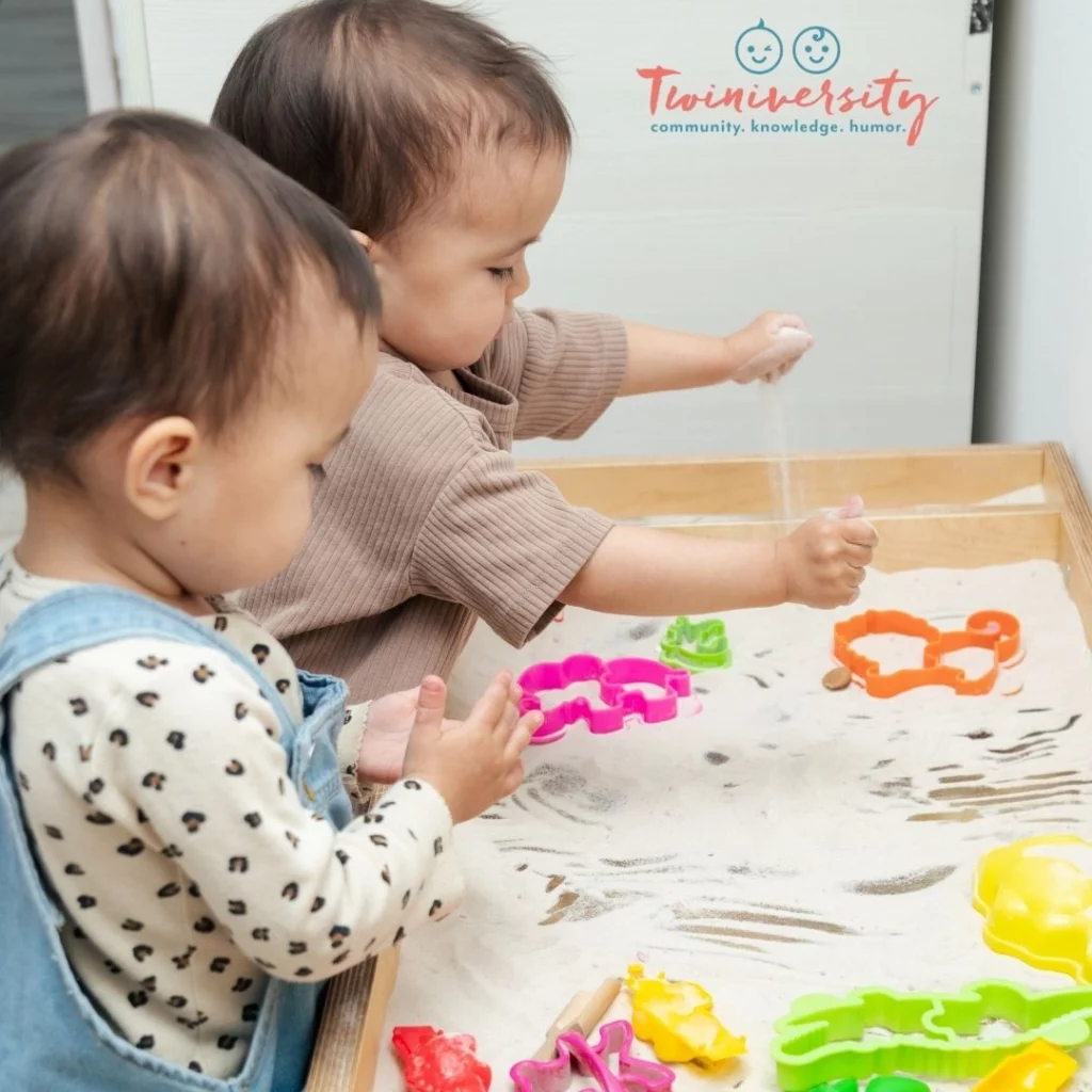 Realistic twin toddler activities