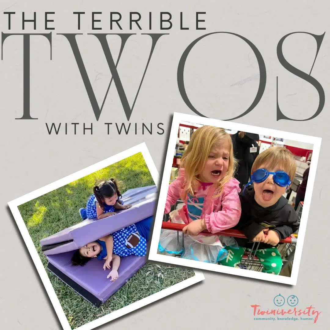 The Terrible Twos with Twins