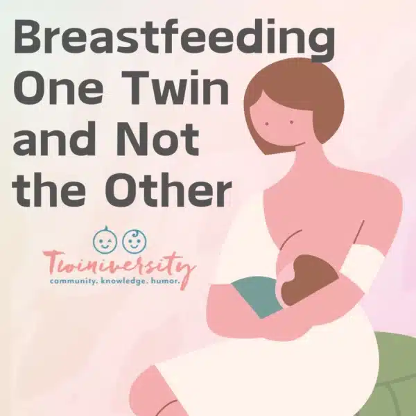 Breastfeeding one twin and not the other feature