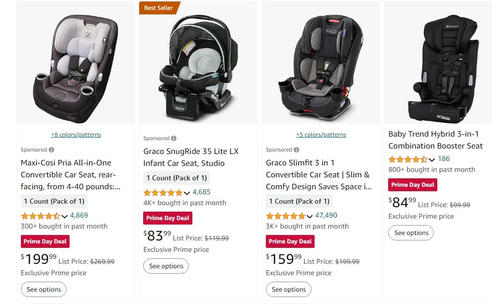 car seats
