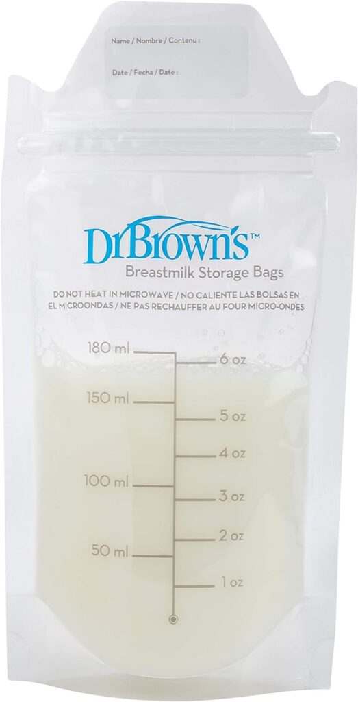 Dr. Brown's breastmilk storage bags