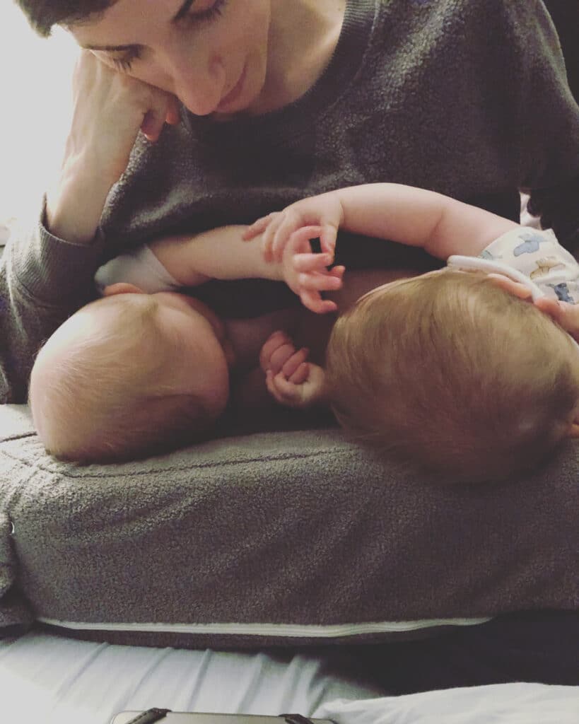 breastfeeding your twins when sick