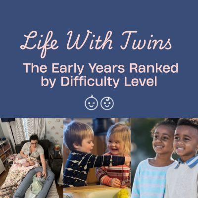 Life with twins ranked by difficulty level