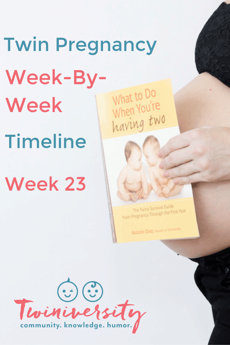 23 semaines de grossesse avec des jumeaux