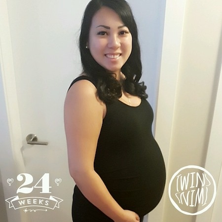 24 weeks pregnant with twins