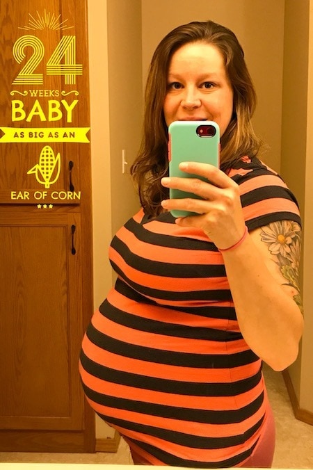 24 weeks pregnant with twins